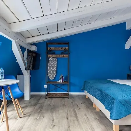 Niebiesko-bialy Apartament Apartment Poznan